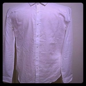 White Zara man slim fit casual